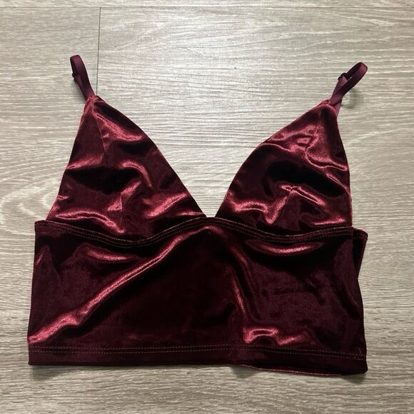 Garage Velvet V-Neck Tank Top - Picture 1 of 4